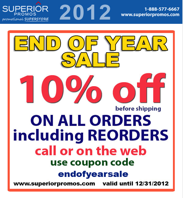 10% Off Until 12/31/12
