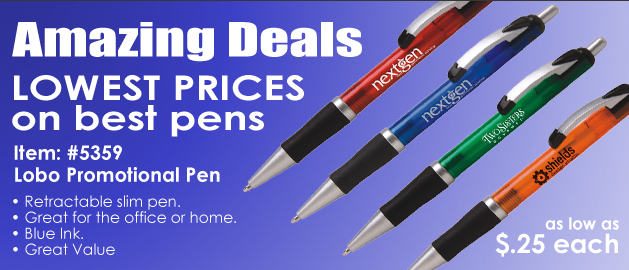 Promotional Pens On Sale!